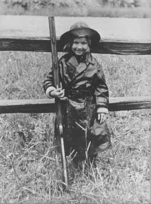 Portrait of young Jorie